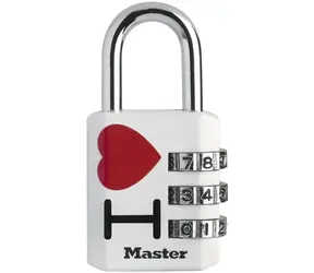 Master Lock 1509EURDLOV / Kombinačný visiaci zámok - 30mm