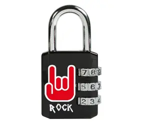 Master Lock 1509EURDROCK / Kombinačný visiaci zámok - 30mm