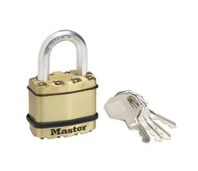 Master Lock M1BEURD Mosadzný visiaci zámok - Excell - 45mm