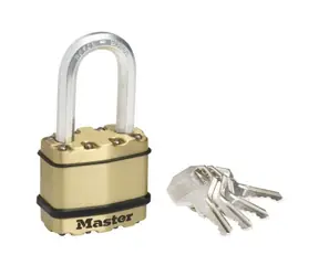 Master Lock M1BEURDLF Mosadzný visiaci zámok - Excell - 45mm