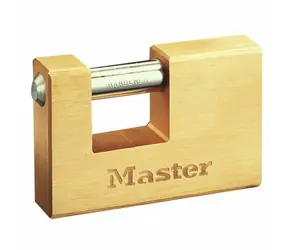 Master Lock 608EURD Obdĺžnikový visiaci zámok pre všeobecnú ochranu - 85mm
