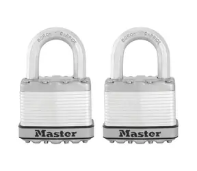 Master Lock M5EURT Set 2 ks titánových visiacich zámkov - Excell - 50mm