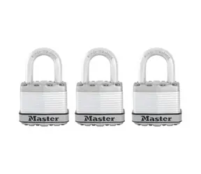 Master Lock M1EURTRI Set 3 ks titánových visiacich zámkov - Excell - 45mm