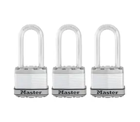 Master Lock M1EURTRILH Set 3 ks titánových visiacich zámkov - Excell - 45mm