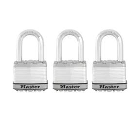 Master Lock M5EURTRILF Set 3 ks titánových visiacich zámkov - Excell - 50mm