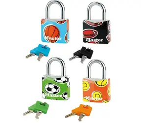 Master Lock 9130EURDPSP SET Visiaci zámok z pevného hliníka - 30mm (1balenie, 4ks)