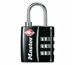 Master Lock 4680EURDBLK Visiaci kombinačný zámok TSA 