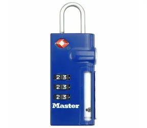 Master Lock 4693EURDBLU Visiaci kombinačný zámok TSA 