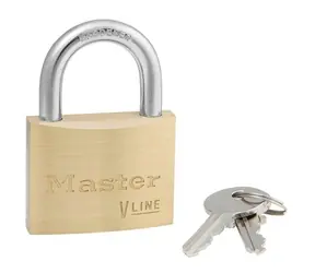 Master Lock 4150 Visiaci mosadzný zámok na kľúč - 50mm