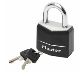 Master Lock 9140EURDBLK Visiaci zámok z pevného hliníka - 40mm
