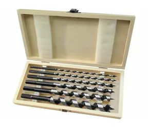 Extol- Premium Vrtáky hadovité do dreva sada 6ks / šesťhranná stopka / v drevenej kazete 