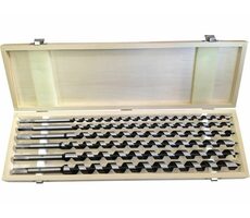 Extol- Premium Vrtáky hadovité do dreva sada 6ks / šesťhranná stopka / v drevenej kazete 