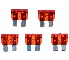 SIXTOL MECHANIC FUSE SET 10A 100ks / Sada nožových automobilových poistiek 