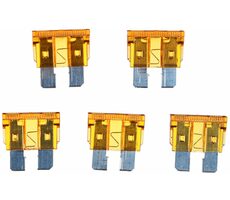 SIXTOL MECHANIC FUSE SET 5A 100ks / Sada nožových automobilových poistiek 