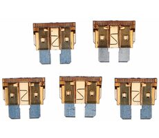 SIXTOL MECHANIC FUSE SET 7.5A 100ks / Sada nožových automobilových poistiek 