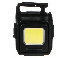 SIXTOL LAMP KEY 2 / Svietidlo multifunkčné na kľúče s magnetom / 900 lm / COB LED / USB 
