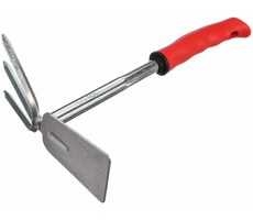 SIXTOL Záhradná motyčka s kypričom - dĺžka 290 mm / ergonomická rukoväť 
