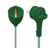 Philips CHP1110GA/60 Kábel predlžovacia zelená / dĺžka 2m / max. záťaž 3680W