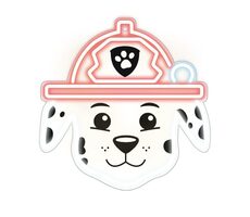 Tlapková patrola Dekoratívne LED neón - Marshall / montáž na stenu / napájanie USB 1.5m / 20-30lm
