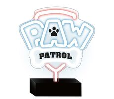 Tlapková patrola Dekoratívne LED neón na stojane - Logo / napájanie USB 1.5m / 20-30lm