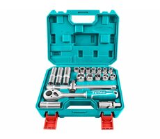 TOTAL-TOOLS Industrial Hlavica nástrčná sada 20ks / 1.2" / CR-V(50BV30) / tepelne tvrdené 