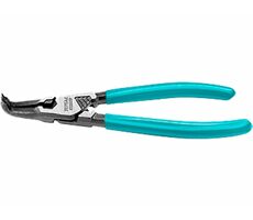 TOTAL-TOOLS Industrial Kliešte na poistné krúžky zahnuté - 180mm