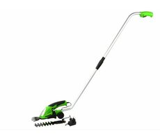 GEKO AKU nožnice na trávu a živý plot s teleskopickou násadou / 7.2V / 1.2Ah / Li- ION