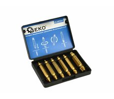 GEKO Sada obojstranných vyťahovákov zlomených skrutiek 6 ks / HSS4341
