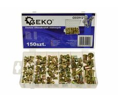 GEKO Sada oceľových nitovacích matíc 150 ks 