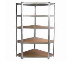 Fieldmann FDR 1840R / Rohový kovový regál s 5 policami / 90 x 40 x 180 cm