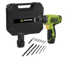 Fieldmann FDV 10252-A / Aku vŕtačka / 12 V / 1300 mAh / 1350 ot./min. / 25 Nm / 10 mm