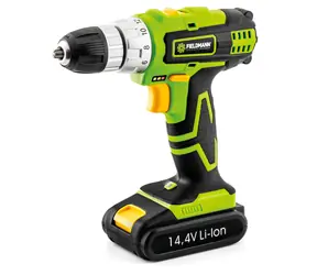 Fieldmann FDV 10301-A / Aku vŕtačka / Li- ION / 14.4 V / 1500 mAh / 2 rýchlosti / 30 Nm