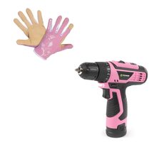 Fieldmann FDV 10249-A + FZO 2110 / Aku vŕtačka + rukavice / 12V / 1500mAh / 1400 min-1 / 22 Nm