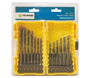Fieldmann FDV 9101 / Sada vrtáka do muriva 18 ks