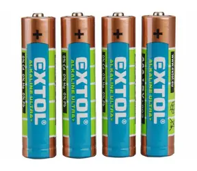 Extol- Energy Batérie alkalické ULTRA+ 1.5V AAA (LR03) 4ks