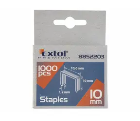 Extol- Premium Spony 6mm balenie 1000ks / 10.6x0.52x1.2mm 