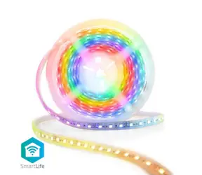Nedis LED Opasok SmartLife / Wi-Fi / Viac farieb / SMD / 5.00 m / IP65 / 2700 K / 960 lm / Android & iOS