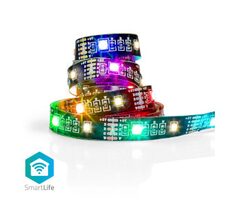 Nedis LED Opasok SmartLife / Bluetooth / RGB / Teplá biela / SMD / 2.00 m / IP20 / 2700 K / 380 lm / Android & iOS