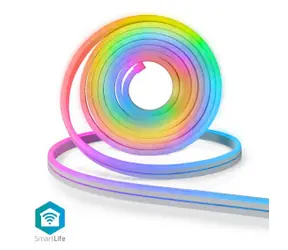 Nedis LED Opasok SmartLife / Wi-Fi / Viac farieb / SMD / 5.00 m / IP65 / 2700 K / 480 lm / Android & iOS