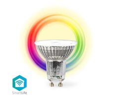 Nedis SmartLife LED Spot / Wi-Fi / GU10 / 345 lm / 5 W / RGB 