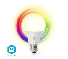 Nedis SmartLife Plnofarebná Žiarovka / Wi-Fi / E27 / 806 lm / 9 W / RGB / Android & iOS 