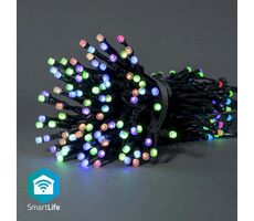 Nedis Vianočné Osvetlenie SmartLife / Reťaz / Wi-Fi / RGB / 84 LED's / 10.0 m / Android & iOS