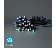 Nedis Vianočné Osvetlenie SmartLife / Party Lights / Wi-Fi / RGB / 48 LED's / 10.80 m / Android & iOS