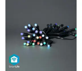 Nedis Vianočné Osvetlenie SmartLife / Party Lights / Wi-Fi / RGB / 48 LED's / 10.80 m / Android & iOS