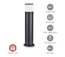 Nedis Vonkajšie svetlo Smartlife / 360 lm / Zigbee 3.0 / 10 + 4 W / RGB / Teplá biela / 2700 K / Hliník / Android & iOS