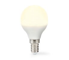 Nedis LED žiarovka E14 / G45 / 4.9 W / 470 lm / 2700 K / Teplá biela / Matné / 1 ks