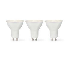 Nedis LED žiarovka GU10 / Spot / 4.5 W / 345 lm / 2700 K / Stmievateľné / Teplá biela / Retro štýl / 3 ks