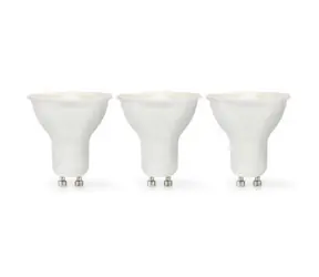 Nedis LED žiarovka GU10 / Spot / 4.5 W / 345 lm / 2700 K / Stmievateľné / Teplá biela / Retro štýl / 3 ks