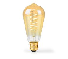 Nedis LED žiarovka E27 / ST64 / 3.8 W / 250 lm / 2100 K / Stmievateľné / Extra teplá biela / Retro štýl / 1 ks