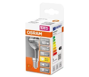 OSRAM LED žiarovka STAR 4.3W E14 / 350 lm / 2700k / 15000h / 230V / noDIM / F / číre